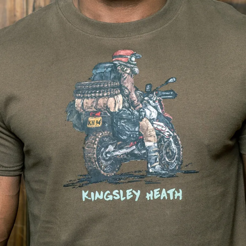 Overland Bike Expedition Crew Tee - Fatigue