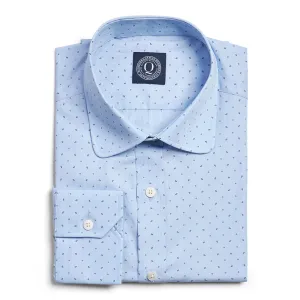 Paisley Outline Print - Blue