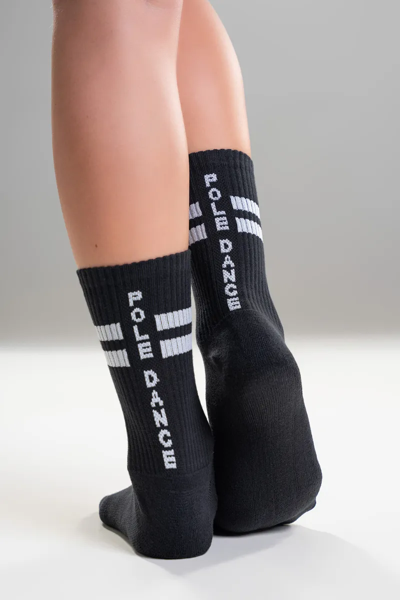 Paradise Chick Supreme Pole Dance Socks - Black