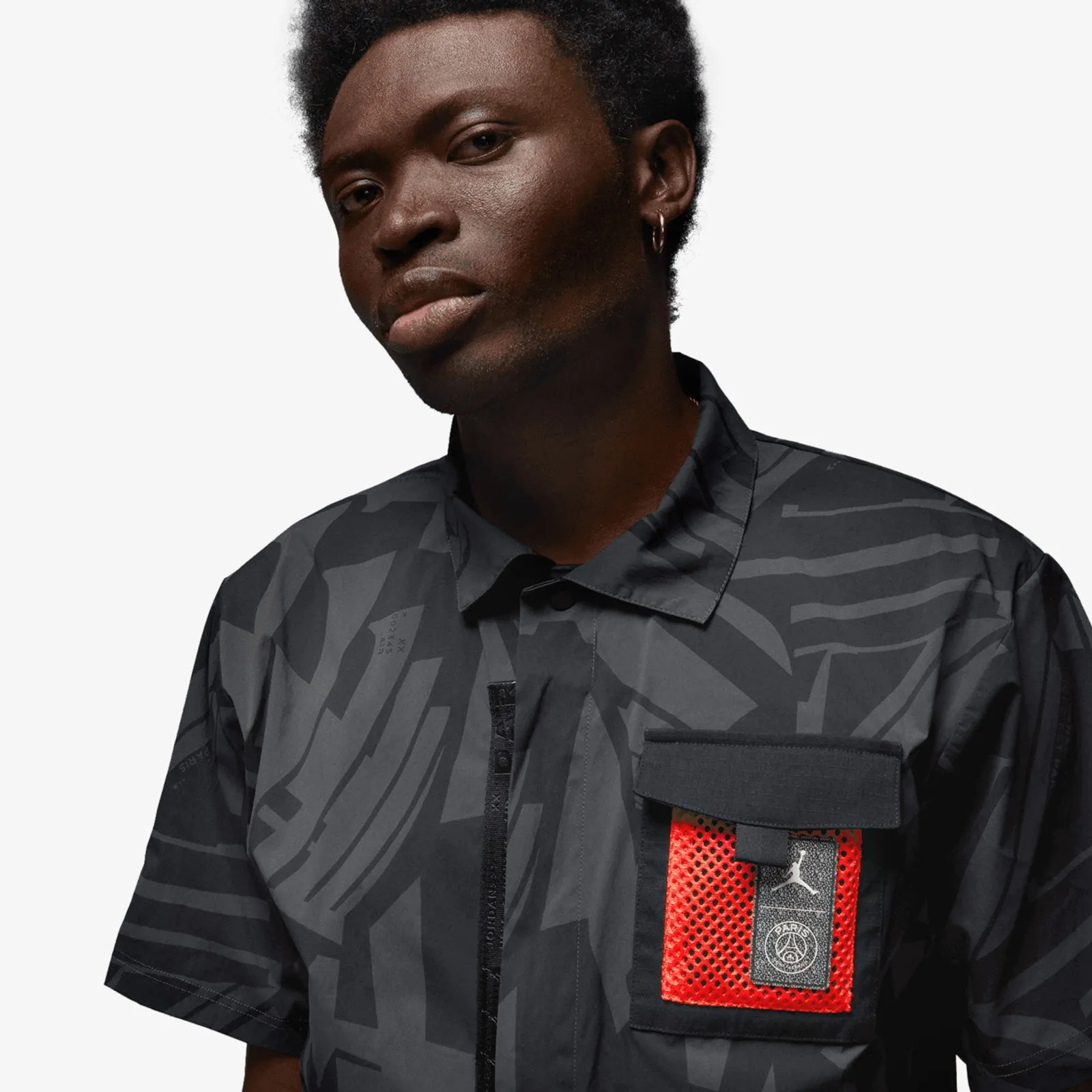 Paris Saint-Germain Print Shirt - Black