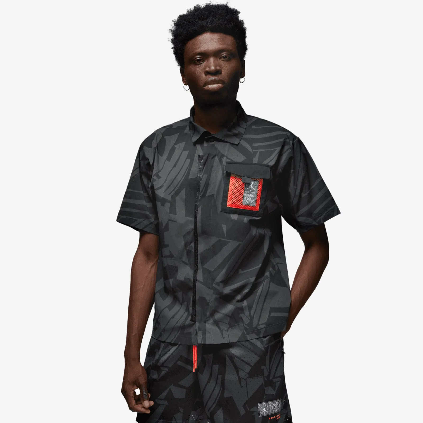 Paris Saint-Germain Print Shirt - Black