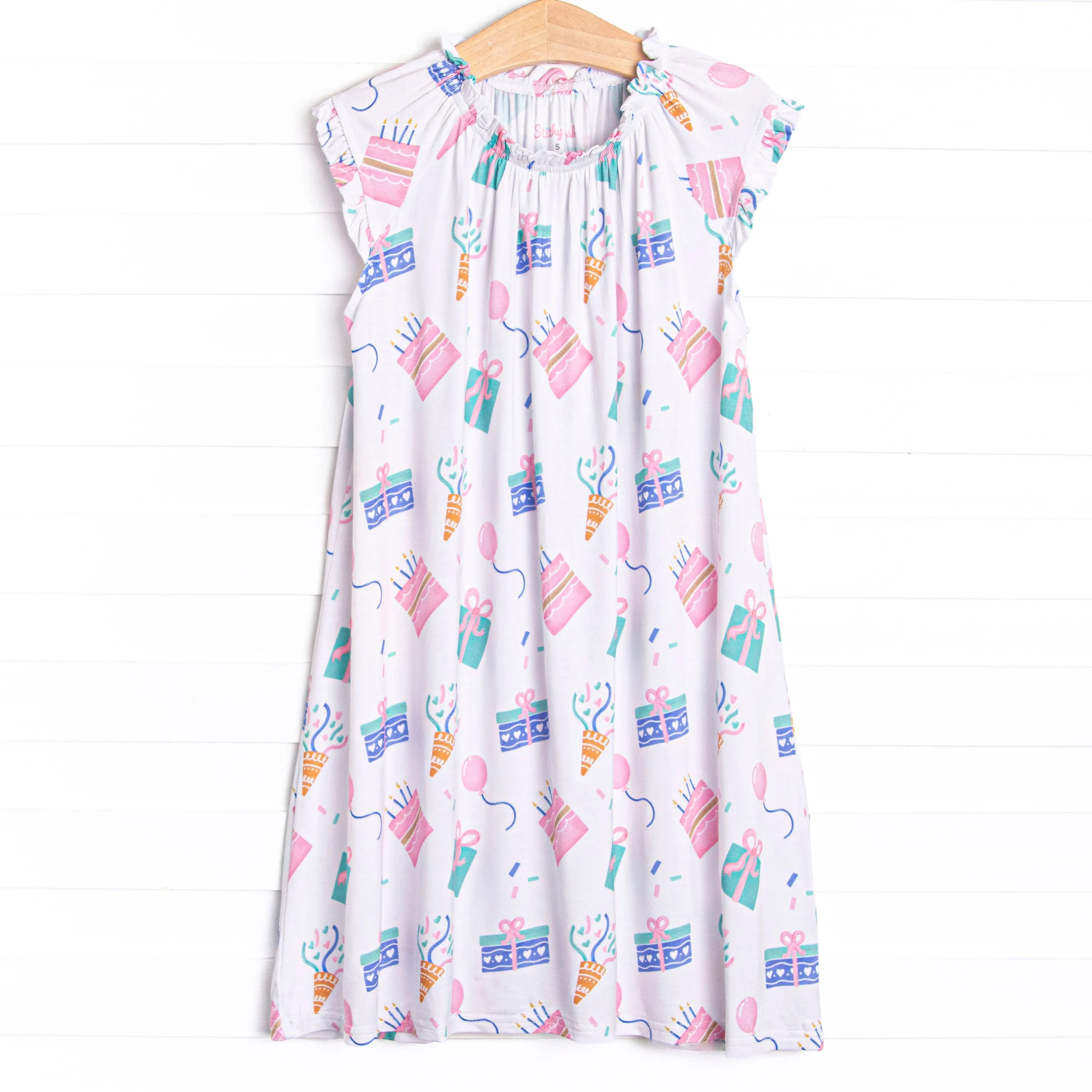 Party Favor Fun Bamboo Night Gown, Pink