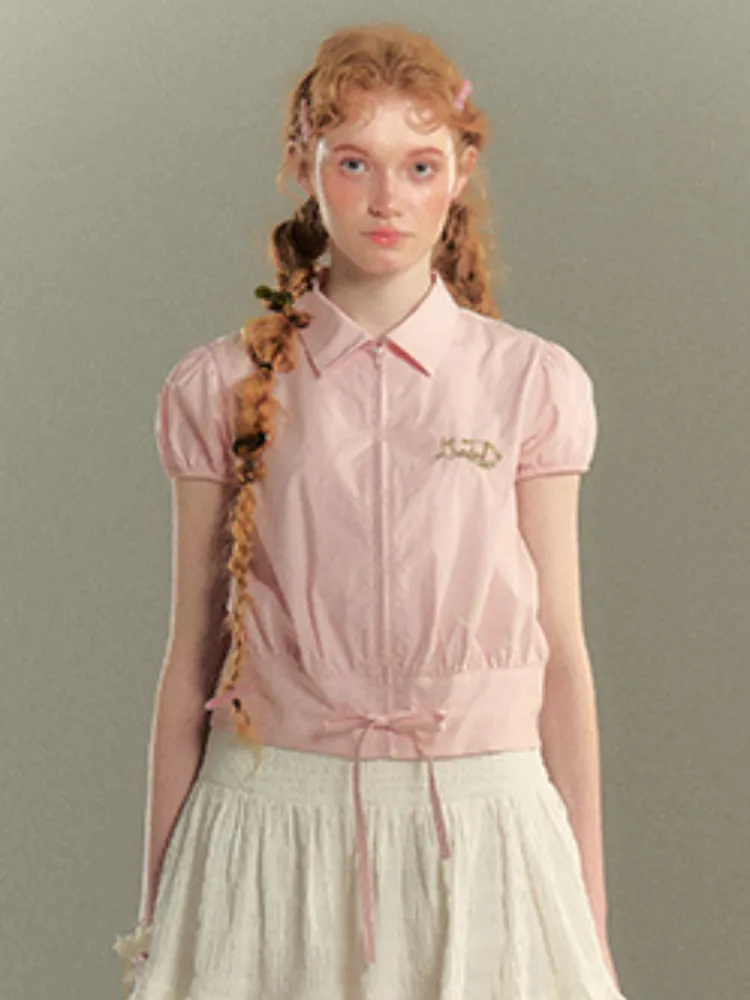 Pastel Garden Embroidered Blouse