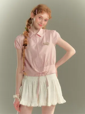 Pastel Garden Embroidered Blouse
