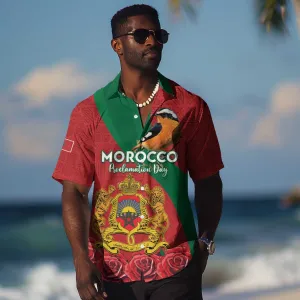 Personalised Afro Morocco Hawaiian Shirt Happy Proclamation Day - African Pattern LT15