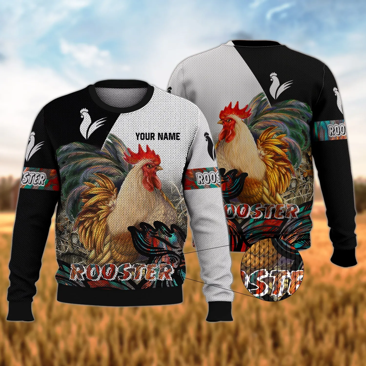 Personalized Rooster 3D All Over Printed Shirts - NTQ