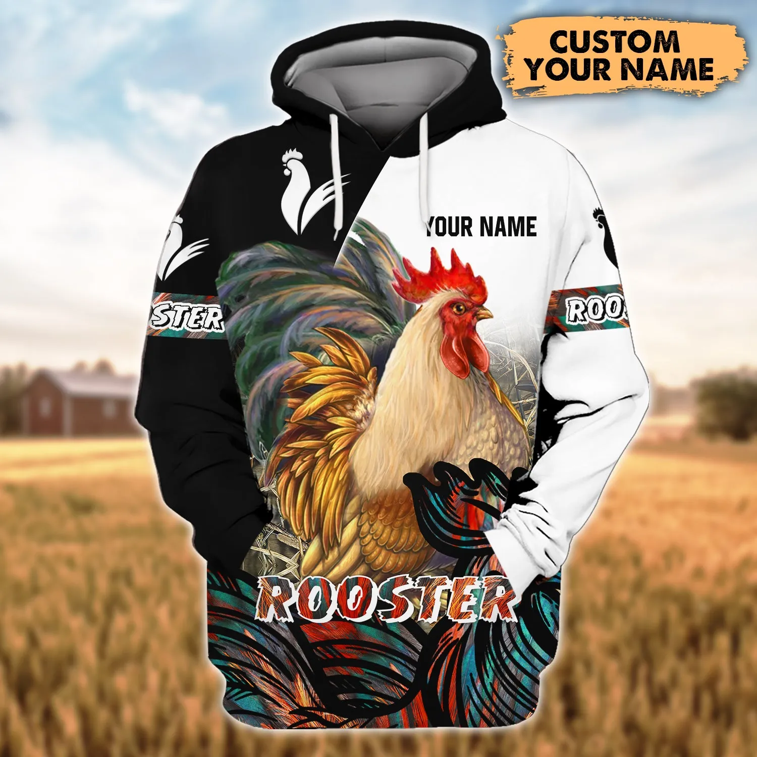 Personalized Rooster 3D All Over Printed Shirts - NTQ