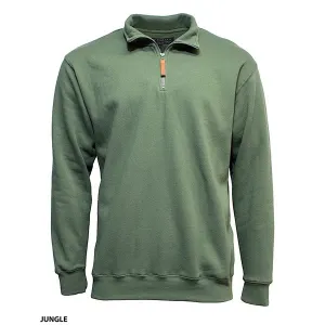 Pilbara Mens Classic Zipper C/F Fleece Pullover
