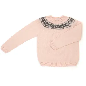 PINK ANDINO FAIRISLE JUMPER