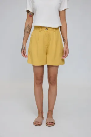 Pleated Shorts