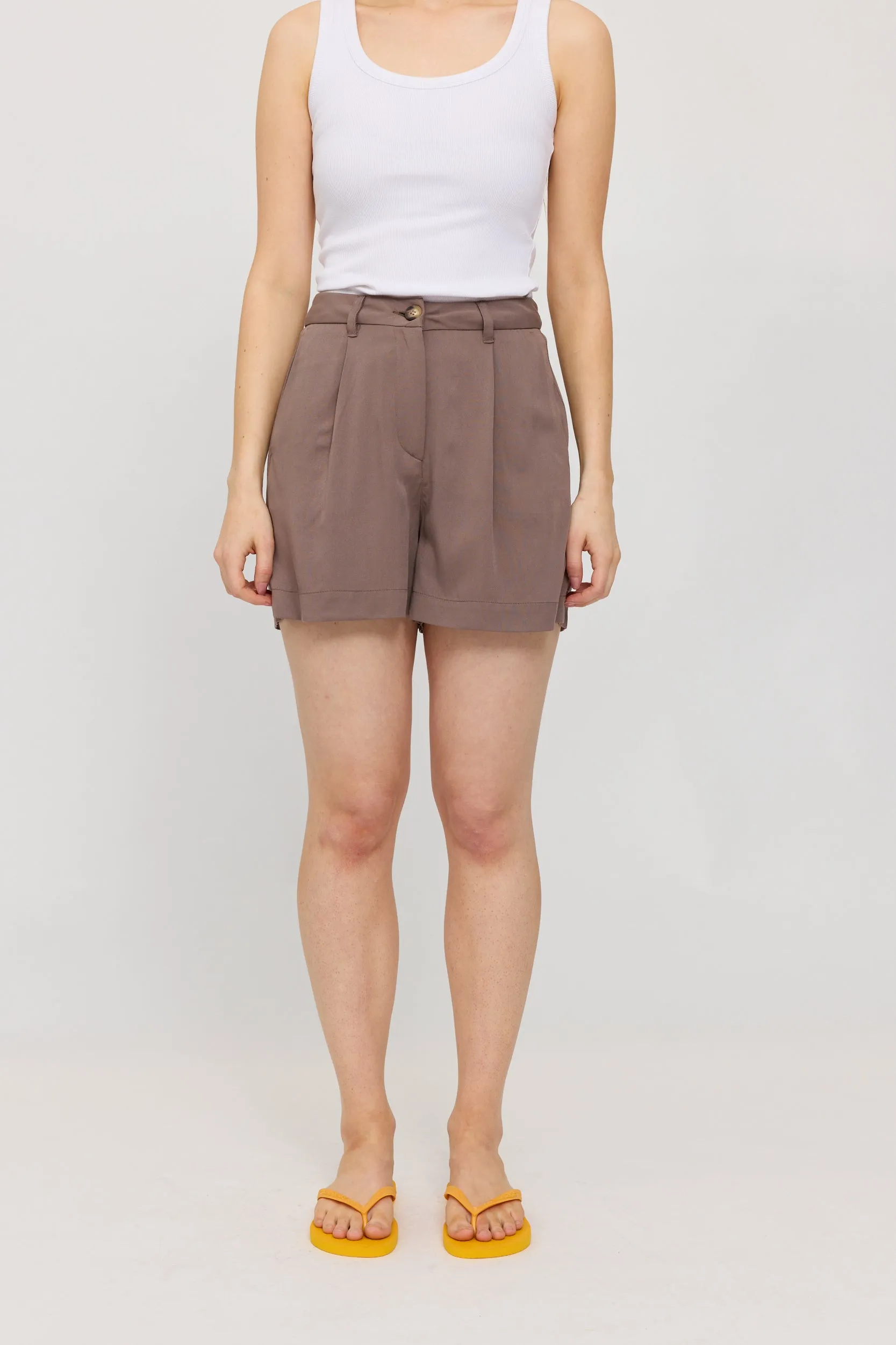 Pleated Shorts