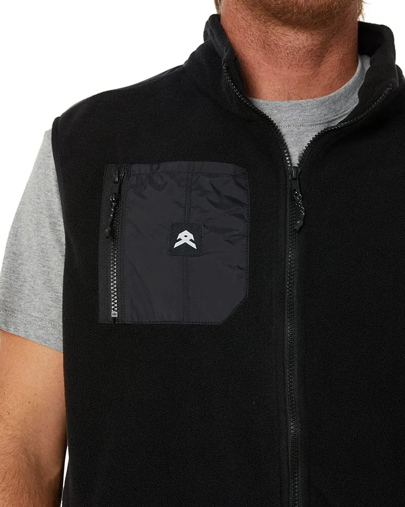 Polar Fleece Vest - Black