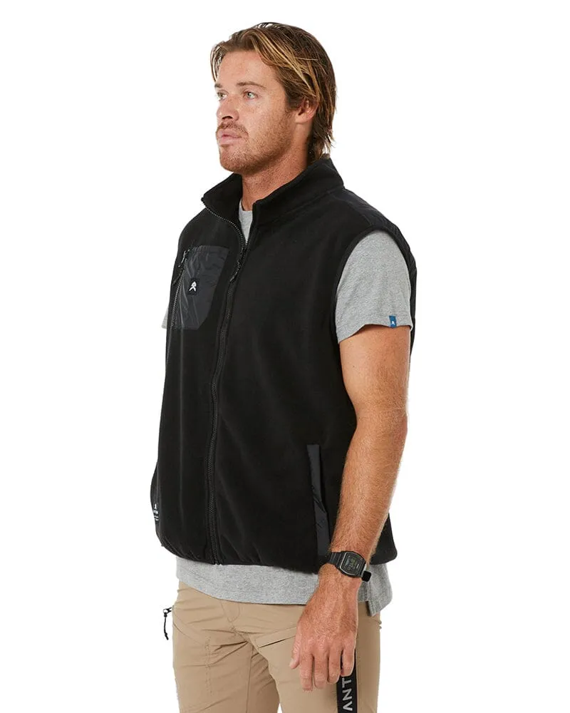 Polar Fleece Vest - Black