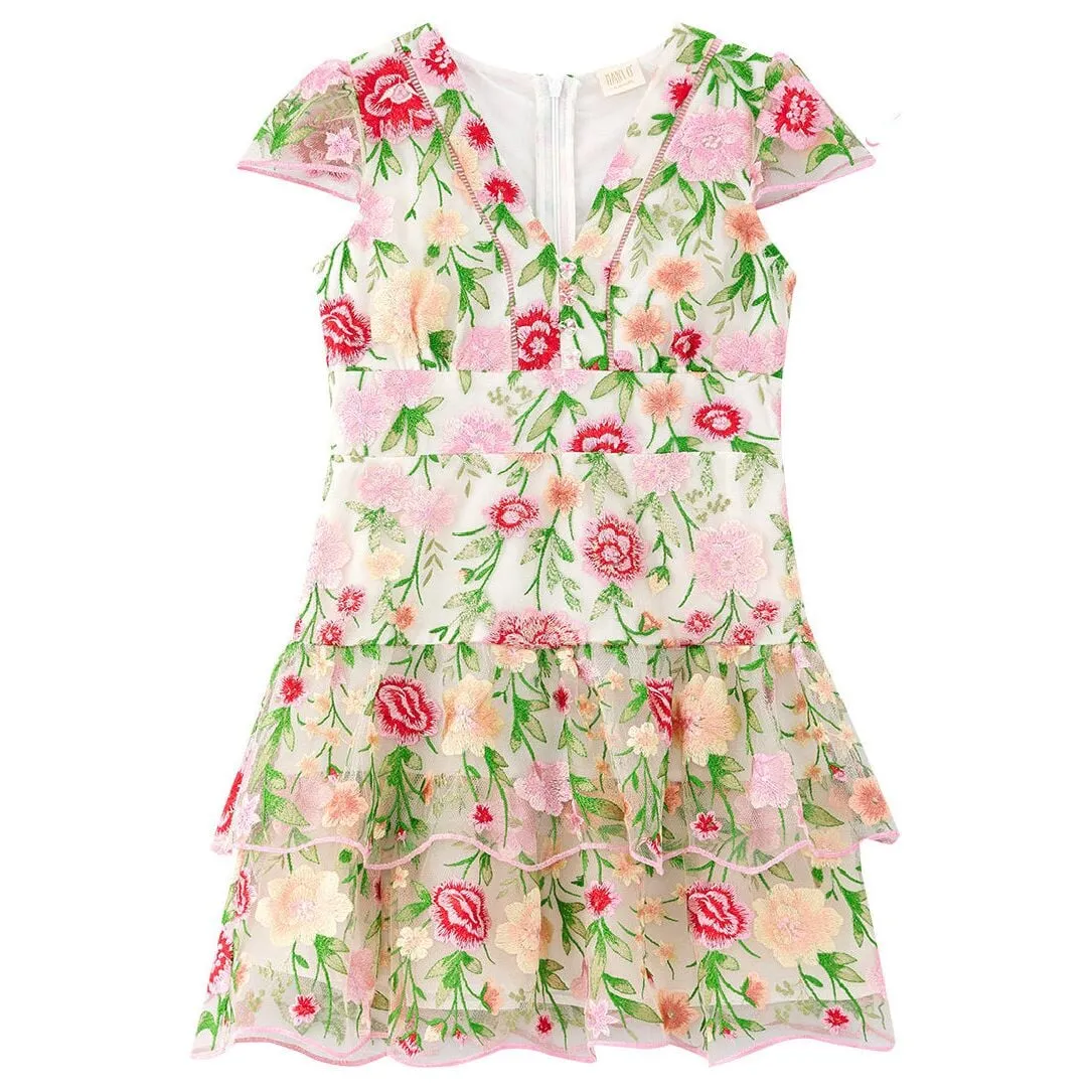 Poppy Embroidered Dress