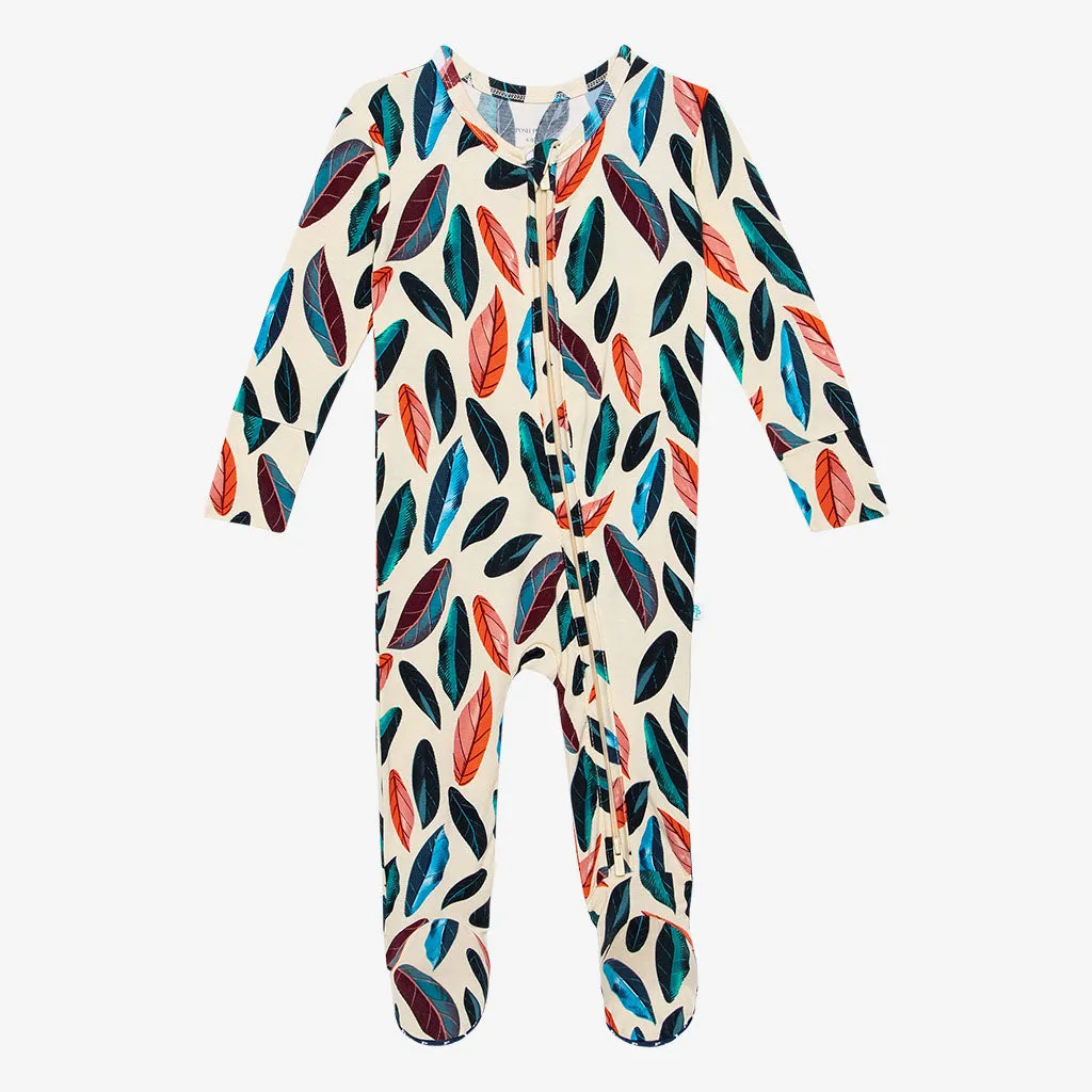 Posh Peanut Casper Zippered Footie