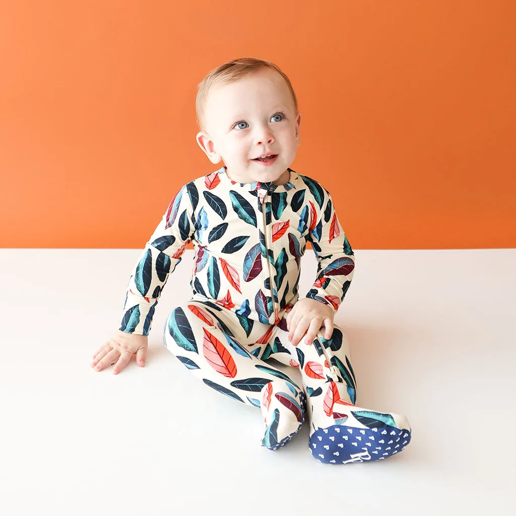 Posh Peanut Casper Zippered Footie