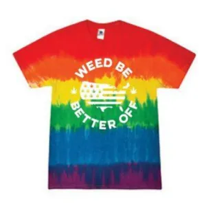 Pride Tie Dye Blaze Pattern T-Shirt