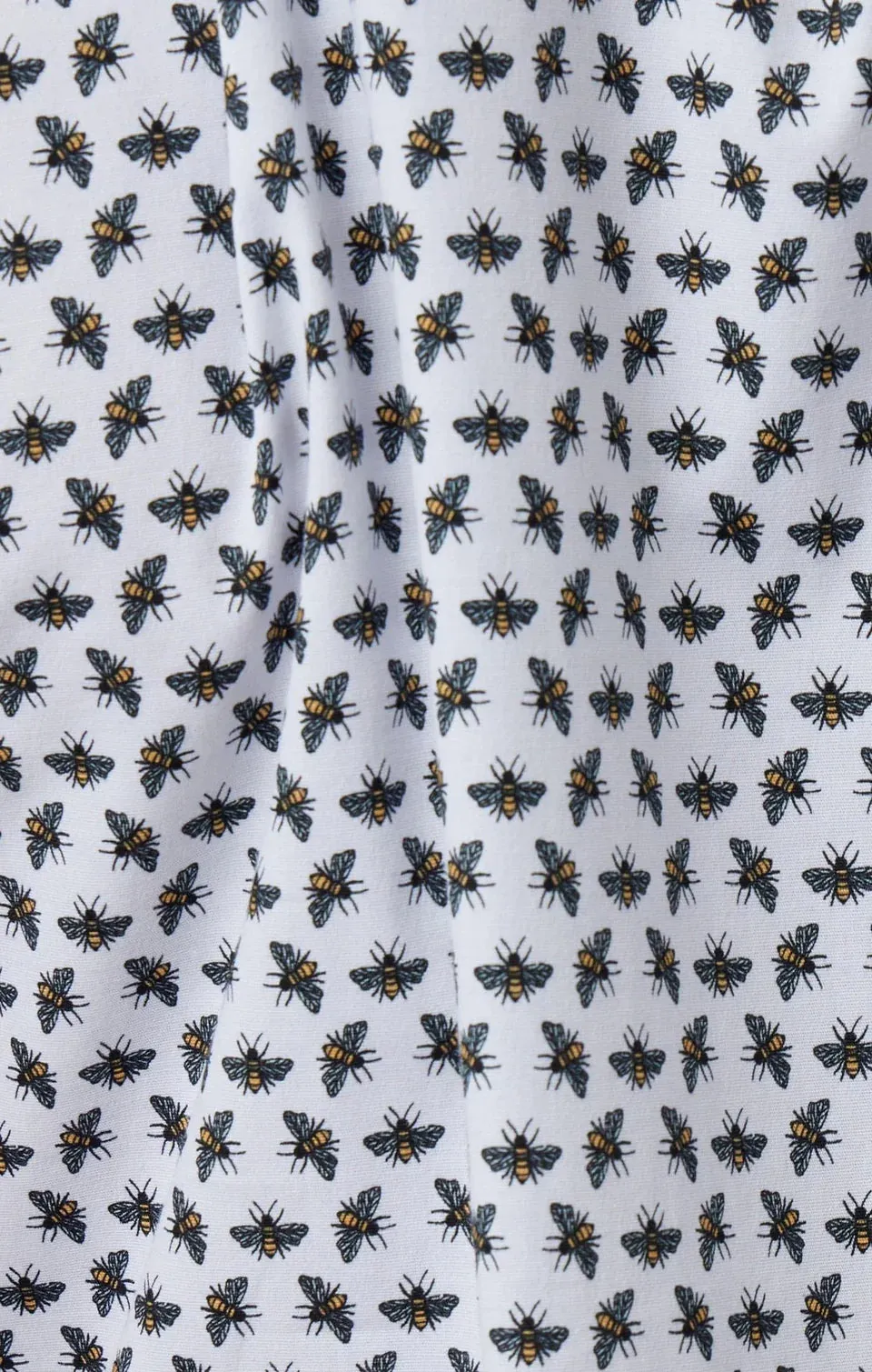 Printed Bees Short Sleeve Knit Shirt