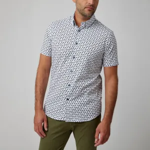 Printed Bees Short Sleeve Knit Shirt