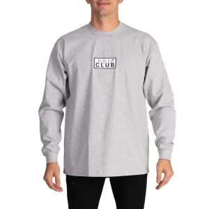 Pro Club Embroidered Box Logo Long Sleeve Heavyweight -  GRAY