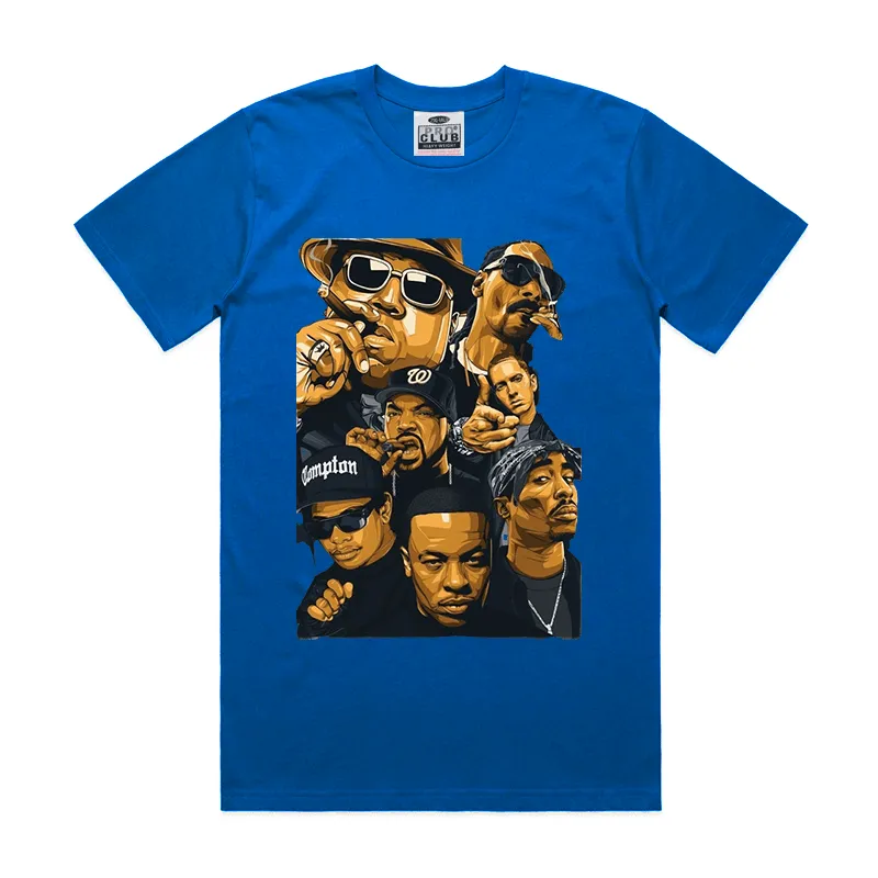 PRO CLUB  HEAVYWEIGHT HIP HOP GROUP DIGITAL PRINTED TEE