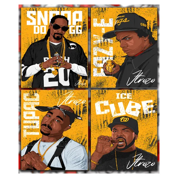 Pro Club Hip-Hop Digital printed Tee