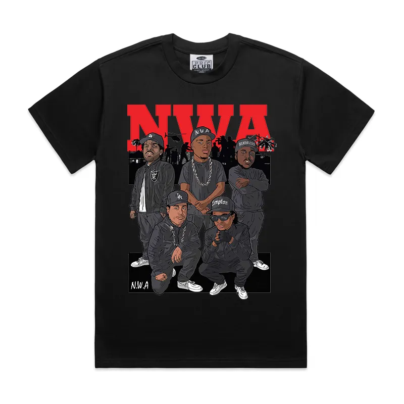 Pro Club NWA Rapper Digital printed Tee