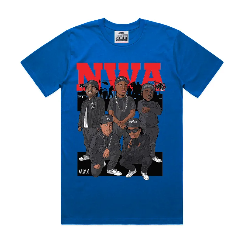 Pro Club NWA Rapper Digital printed Tee