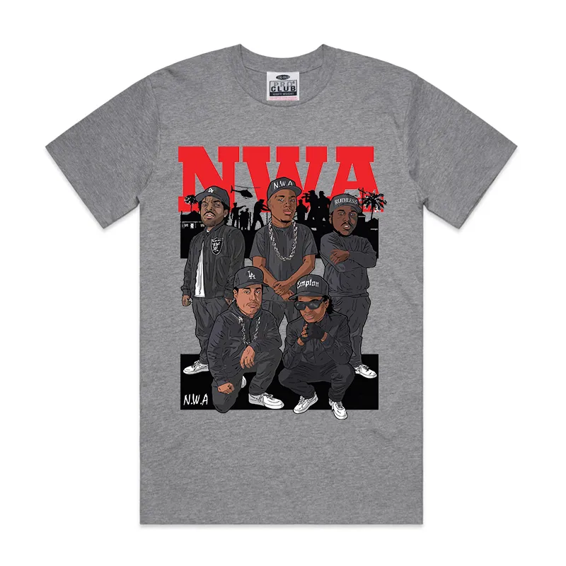 Pro Club NWA Rapper Digital printed Tee