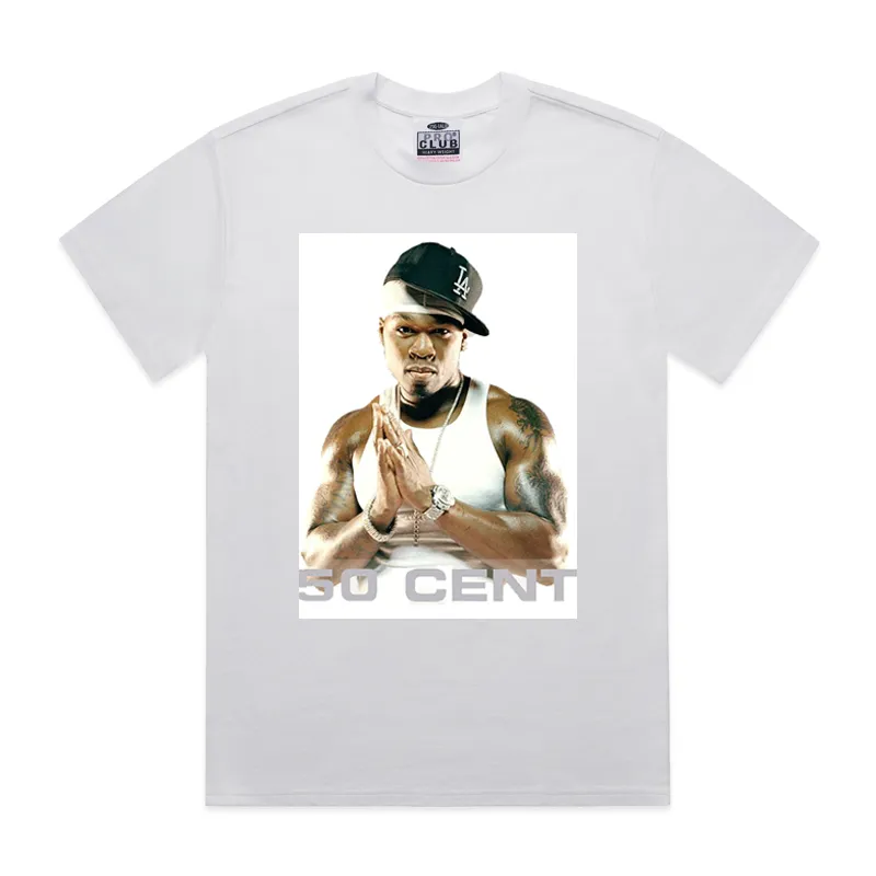 Pro Club Rapper 50 cent Fade out Digital printed Tee