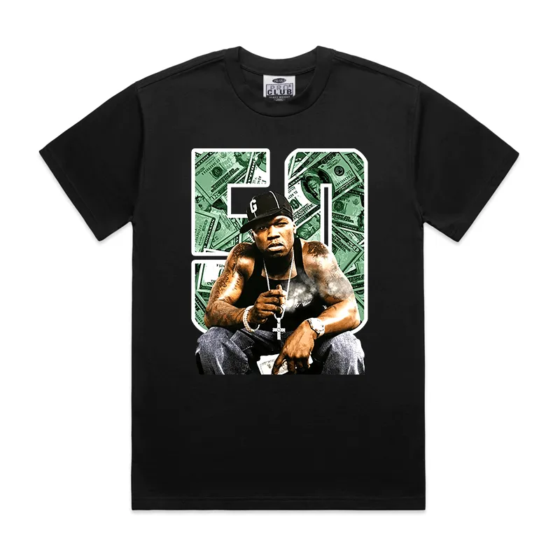 Pro Club Rapper 50 cent Money Digital printed Tee