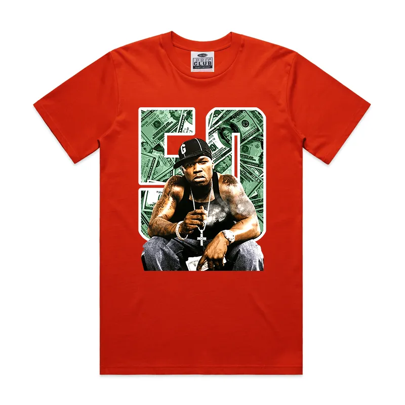 Pro Club Rapper 50 cent Money Digital printed Tee