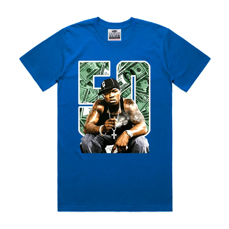 Pro Club Rapper 50 cent Money Digital printed Tee