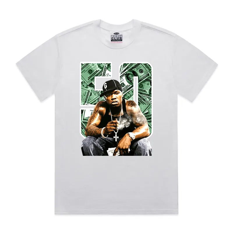 Pro Club Rapper 50 cent Money Digital printed Tee