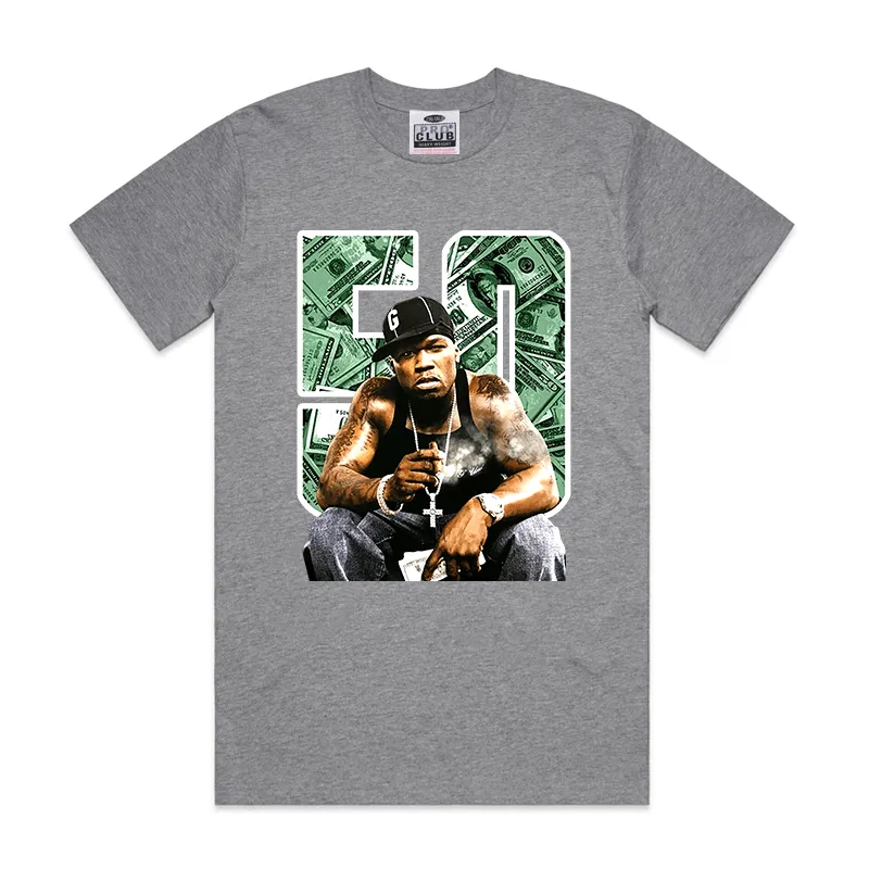 Pro Club Rapper 50 cent Money Digital printed Tee
