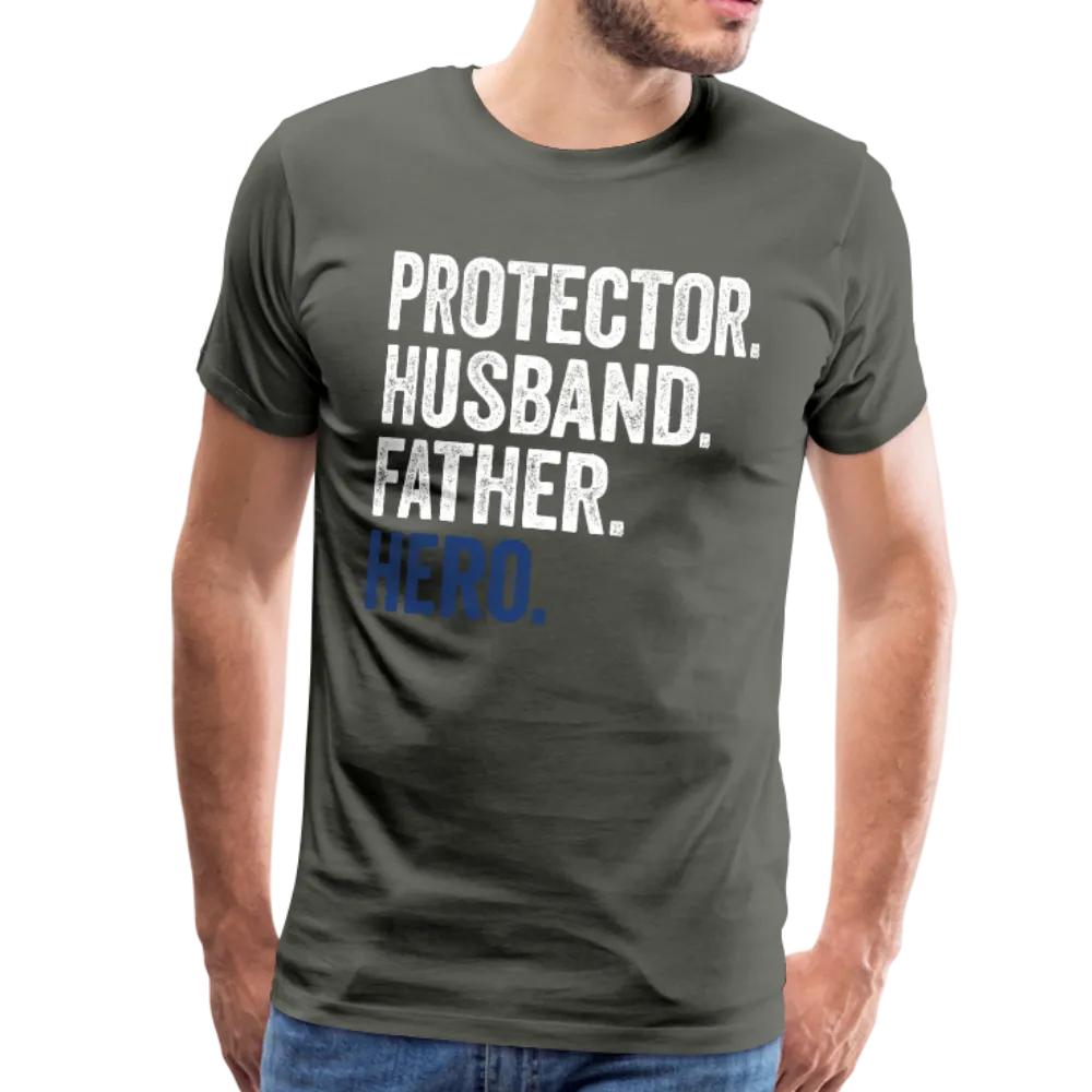 Protector Husband Father Hero Men's Premium T-Shirt