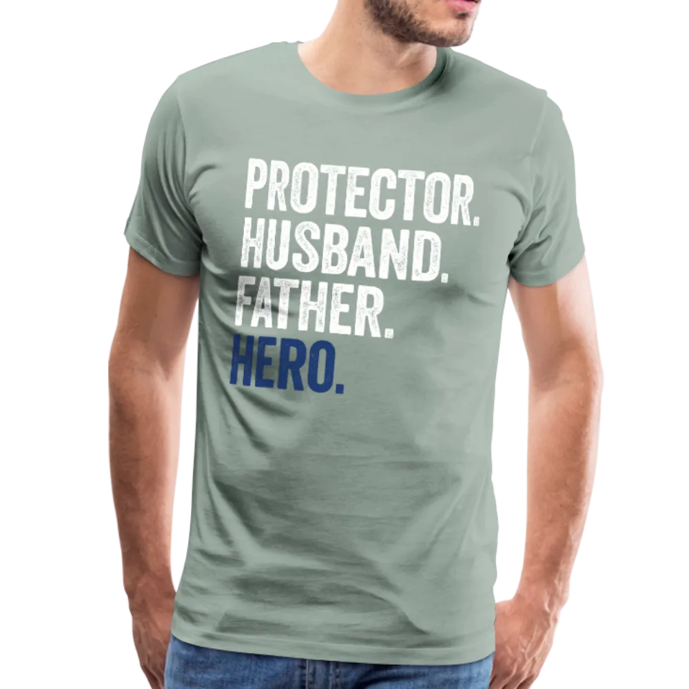 Protector Husband Father Hero Men's Premium T-Shirt