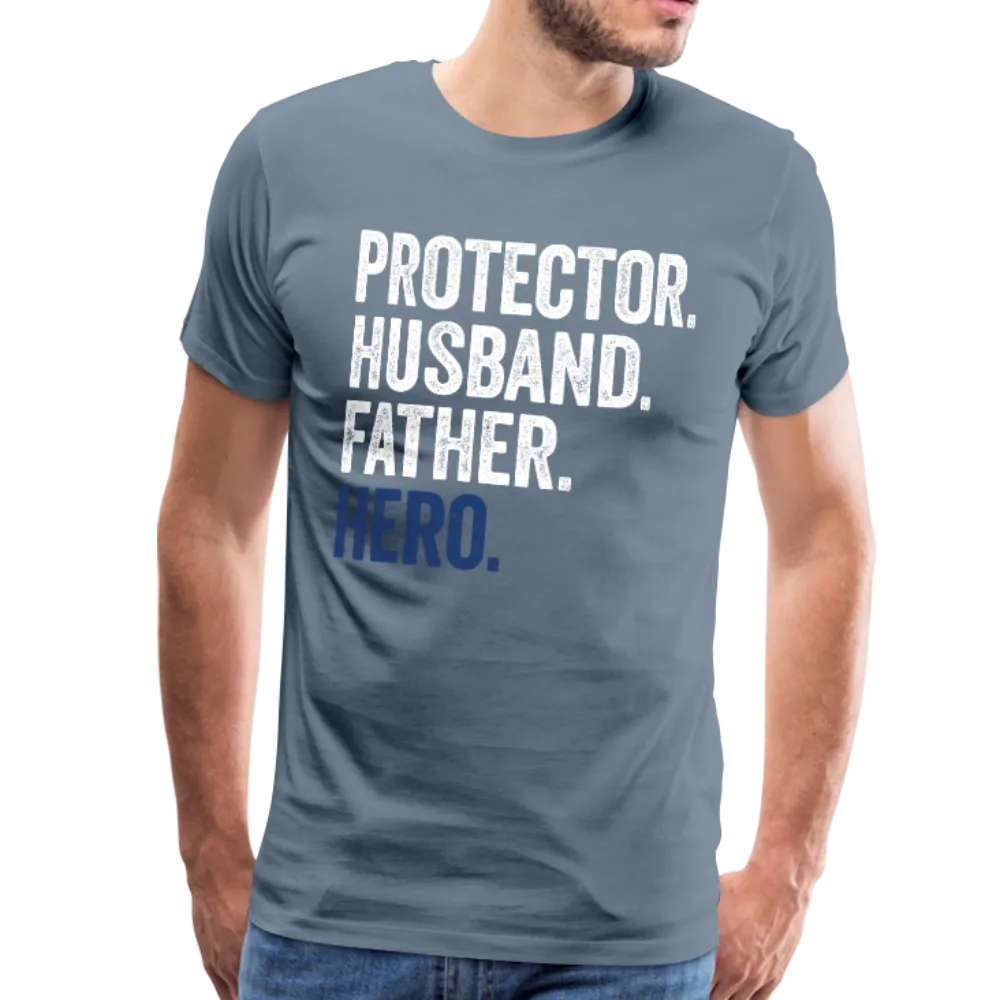 Protector Husband Father Hero Men's Premium T-Shirt