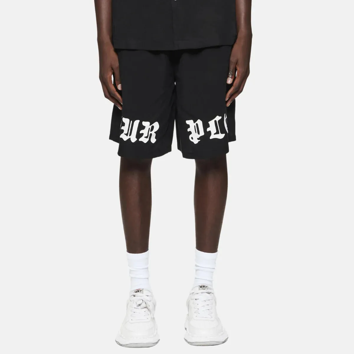 PURPLE BRAND - SHORTS GOTHIC LOGO