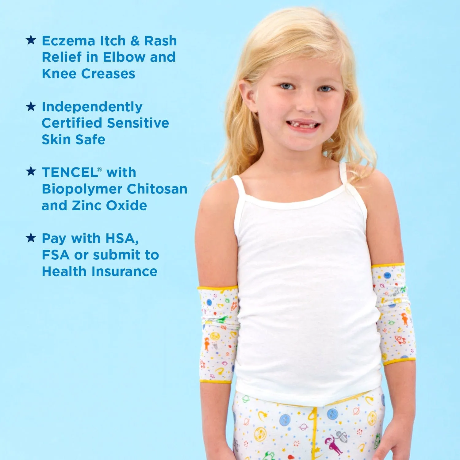 "Eczema Sleeves for Kids – Arm & Leg Sleeves for Wet Wrap Therapy & Eczema Relief"