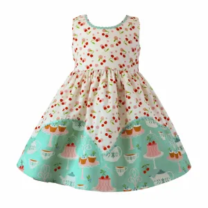 "High Tea" Vintage Dolores Park Dress w/ Hair Clip