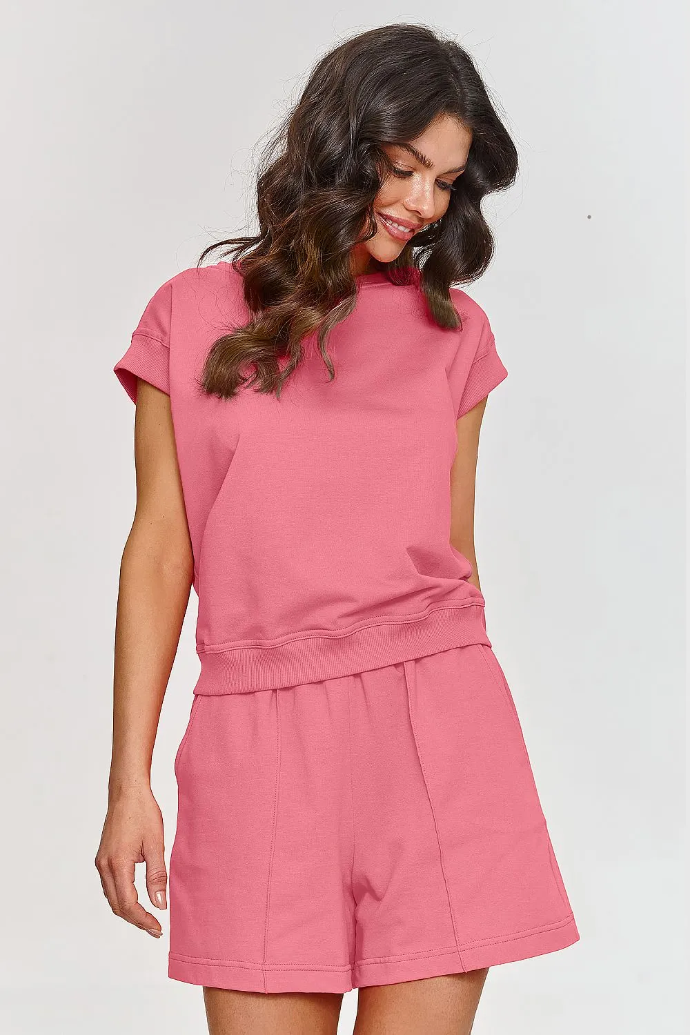 Raglan Sleeve Elegant Tracksuit Set