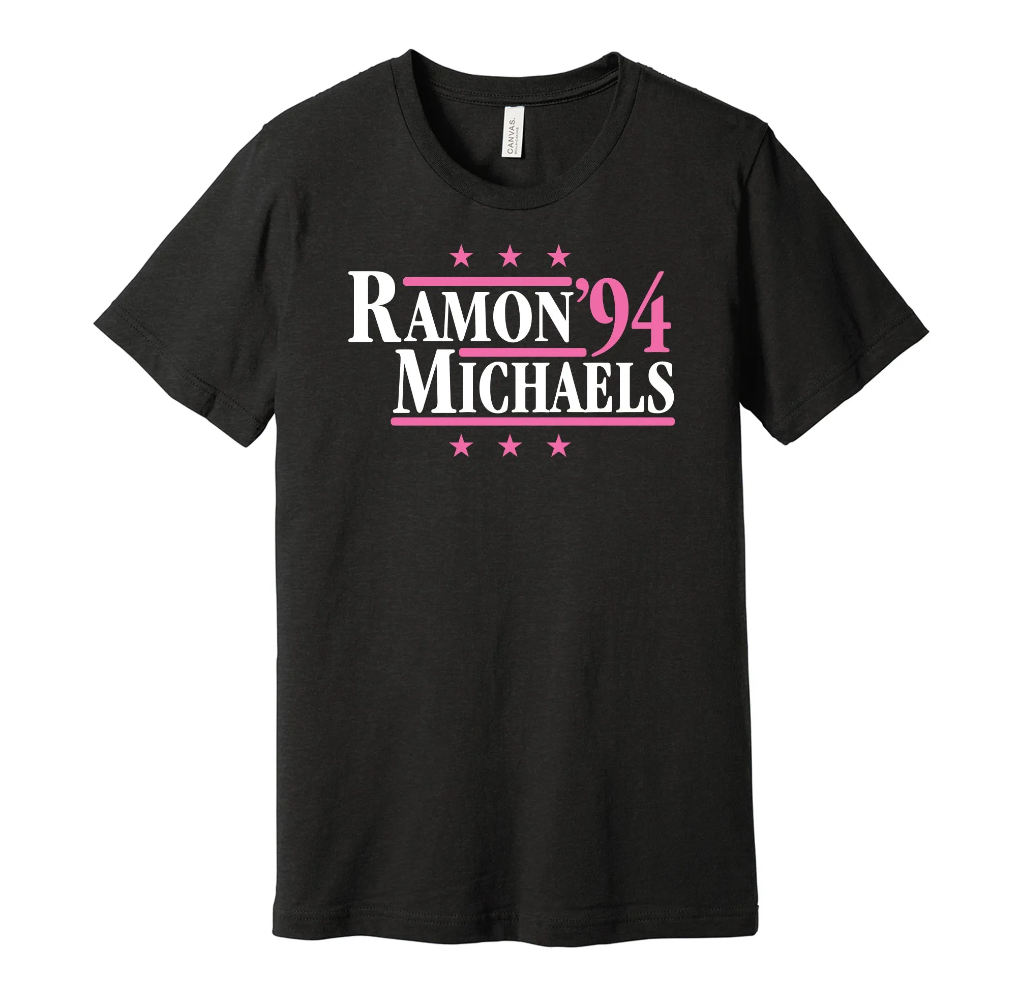 Ramon & Michaels '94 - Wrestling Legends Political Campaign Parody T-Shirt - Hyper Than Hype Shirts