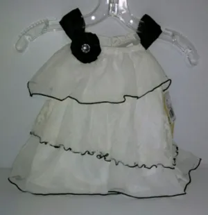 Rare Too! Ivory & Black Dress Size 3 T