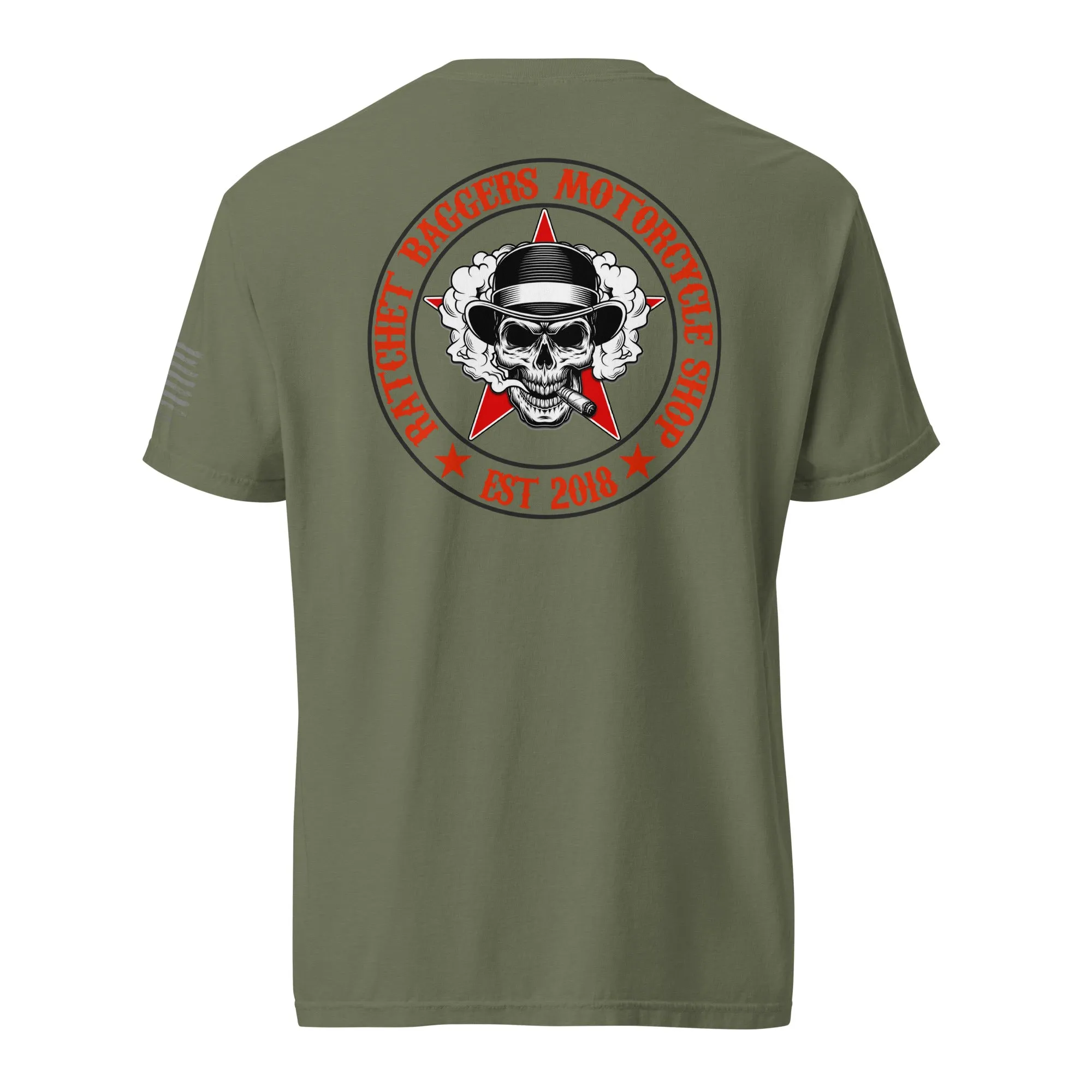Ratchet Baggers est 2018 Unisex garment-dyed heavyweight t-shirt