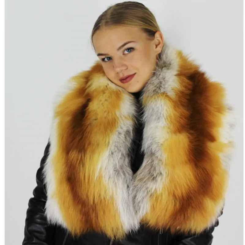 Red fox stole/scarf