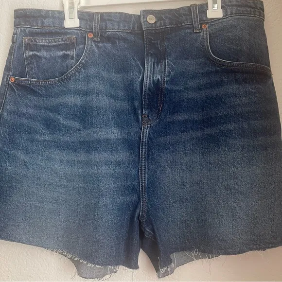 Reformation Norah Stretch High Rise 3.5&quot; Jean Shorts size 34
