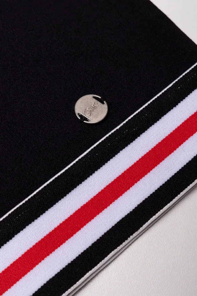Rib Seamless Long Sleeve Top Black