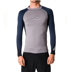RIP CURL MEN'S WAVE L/SL UVT Grey UV50 