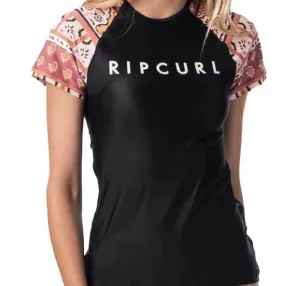RIP CURL WMNS COASTAL TIDE RELAXED S/S RASHTOP